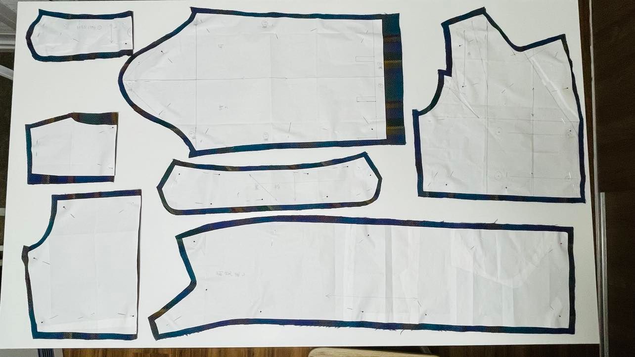 服のパターンを作るために必要な道具